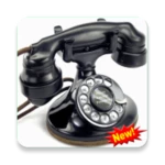 old phone ringtones android application logo